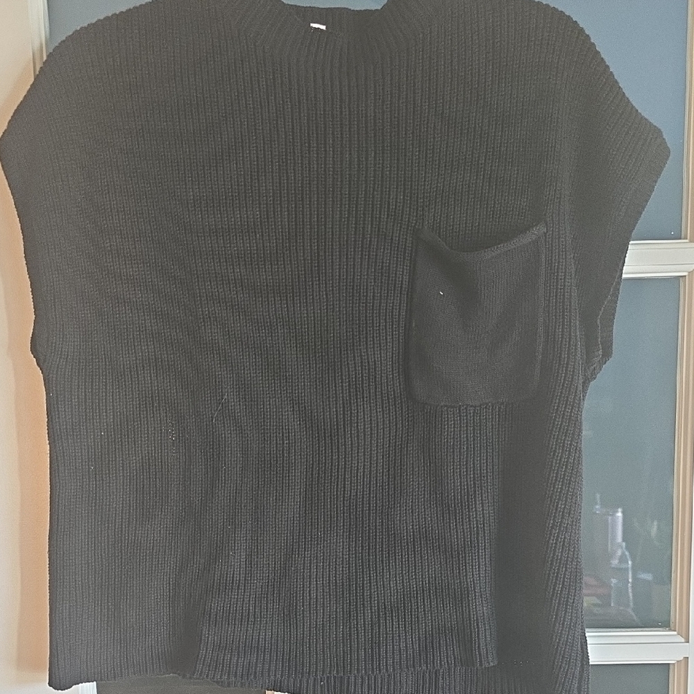 Black Sweater And Pants Outfit